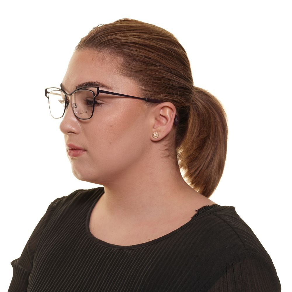 Yohji Yamamoto gray titanium glasses frames with sleek design and modern style, shown on a clean background.