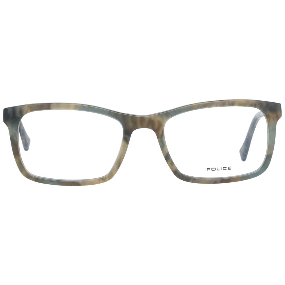 Police Green Plastic Glasses Frames