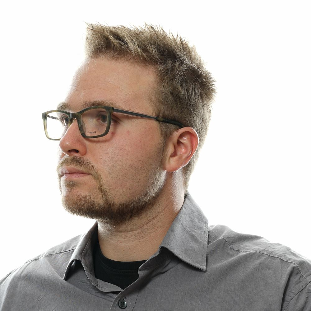 Police Green Plastic Glasses Frames