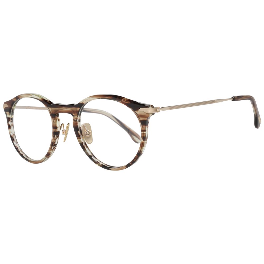 Lozza Brown Metal & Plastic Glasses Frames