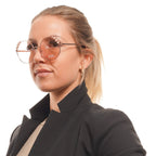 Guess Rose Gold Metal Sunglasses