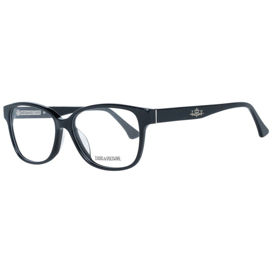 Zadig & Voltaire Black Plastic Glasses Frames