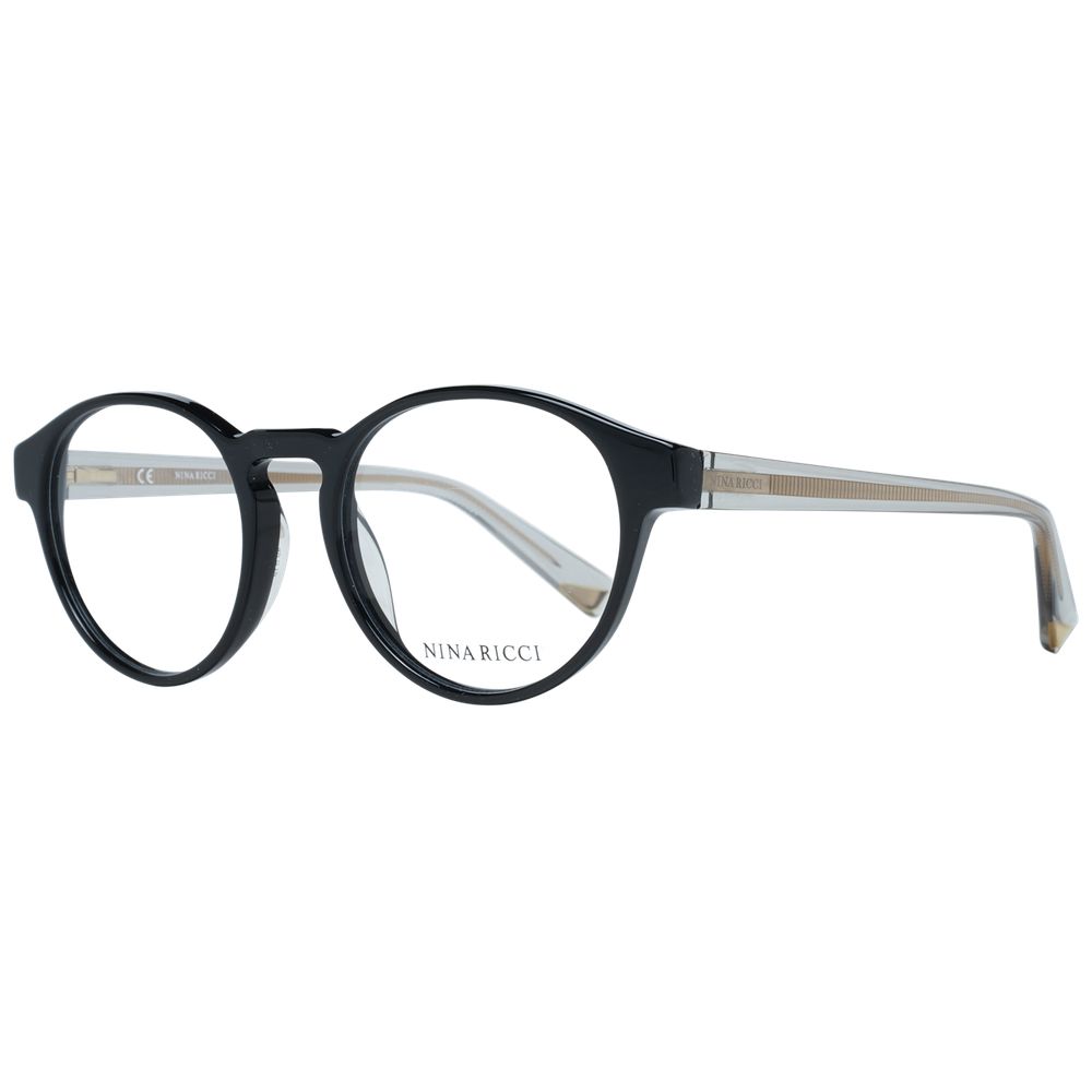 Nina Ricci Black Plastic Glasses (Frames) - Eljoys Fashion 