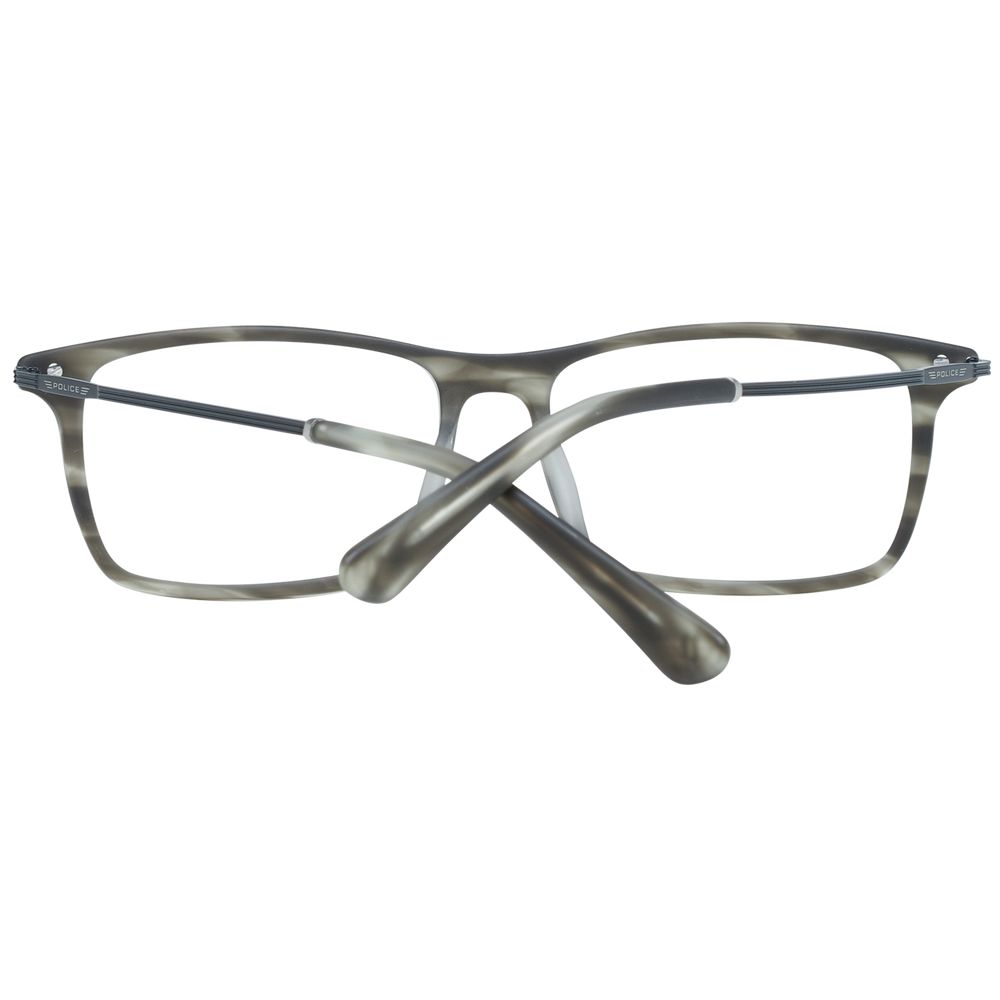 Police Gray Metal & Plastic Glasses Frames
