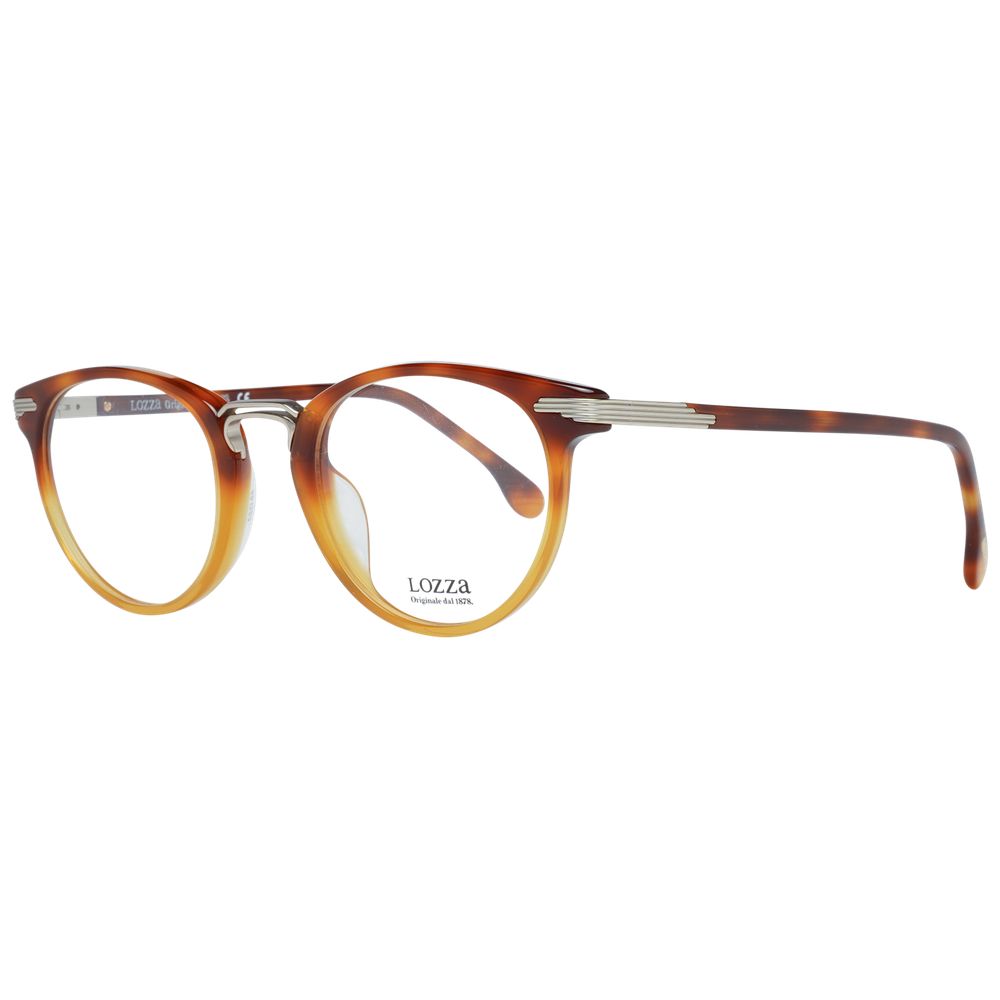 Lozza Brown Metal & Plastic Glasses Frames