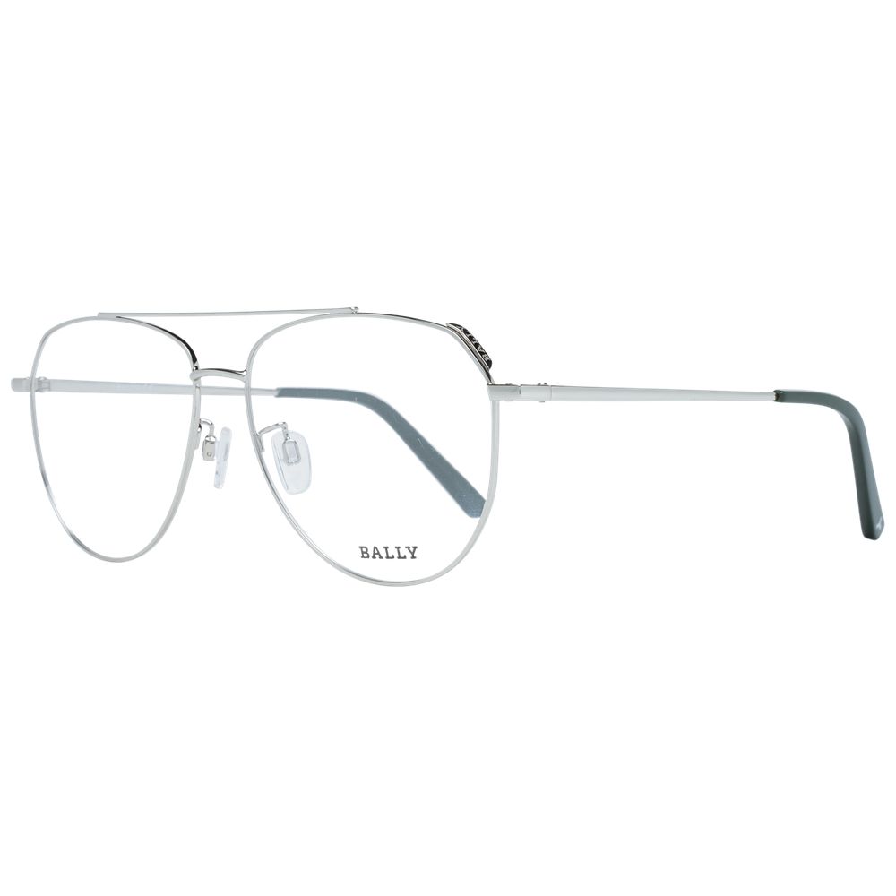 Bally Silver Unisex Glasses Frame