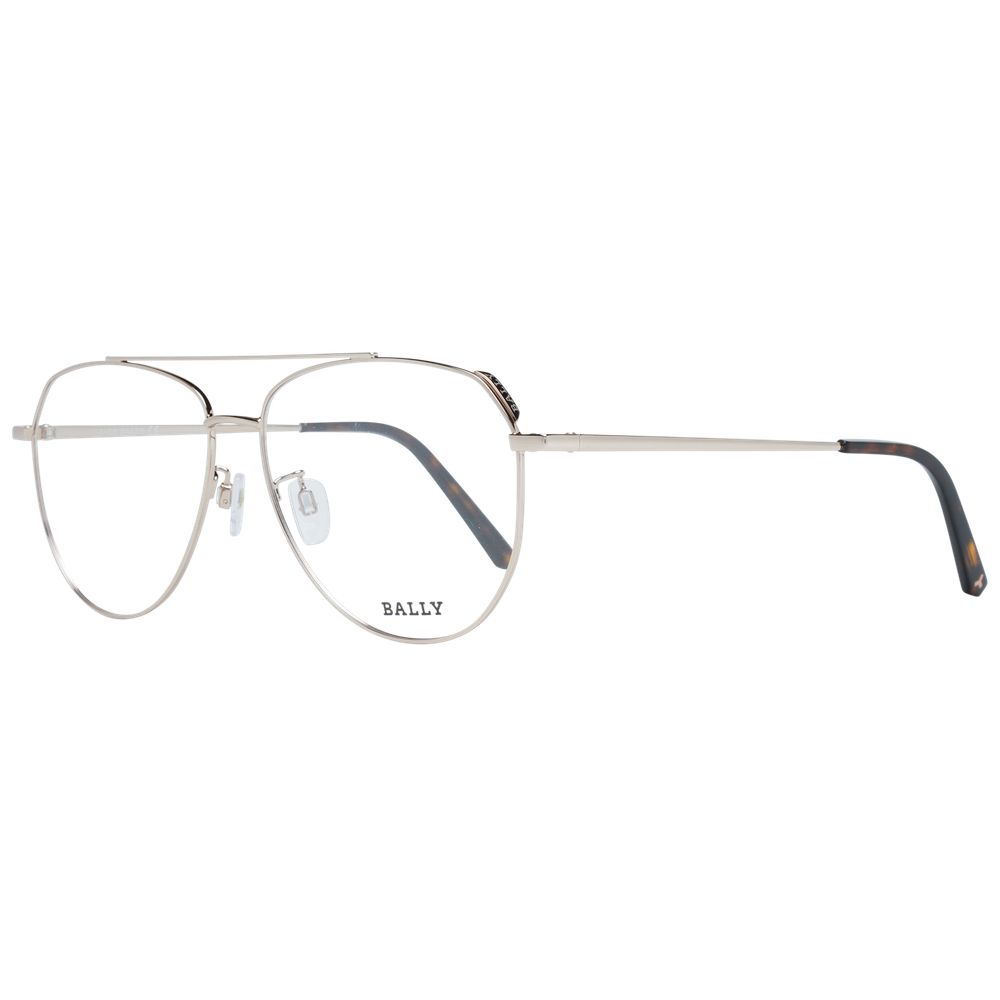 Bally Rose Gold Metal Glasses Frames