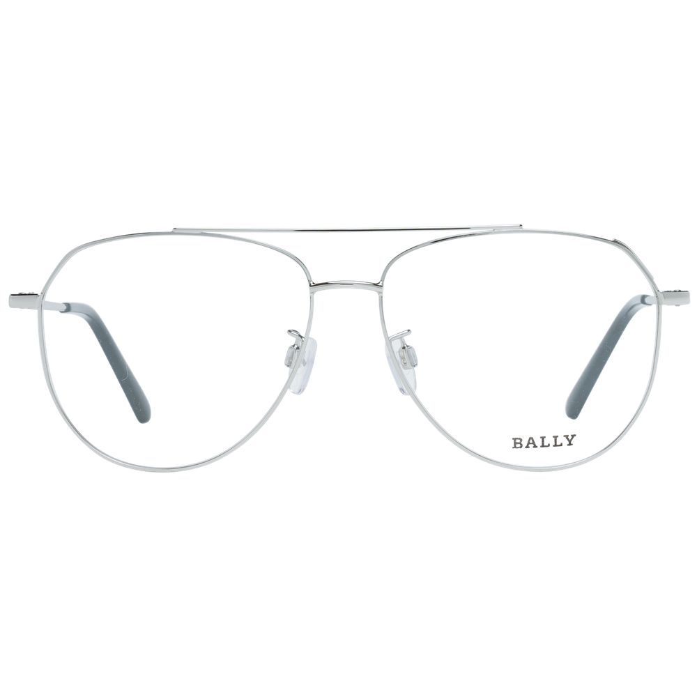 Bally Silver Unisex Glasses Frame