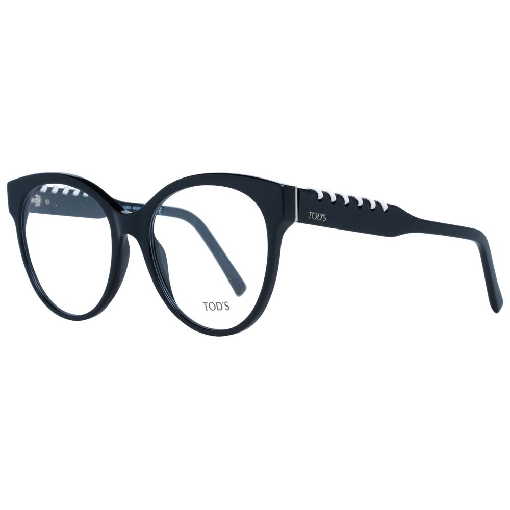 Tod's Black Plastic Glasses Frames