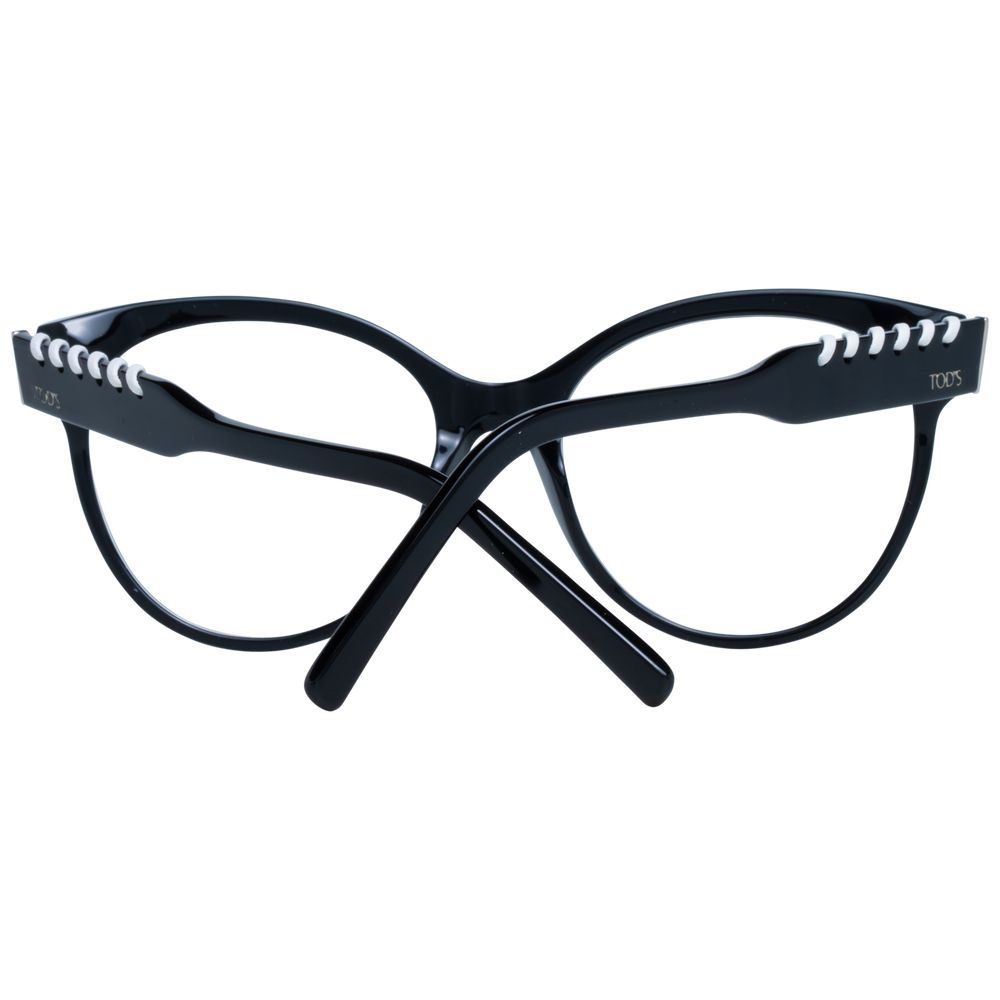 Tod's Black Plastic Glasses Frames
