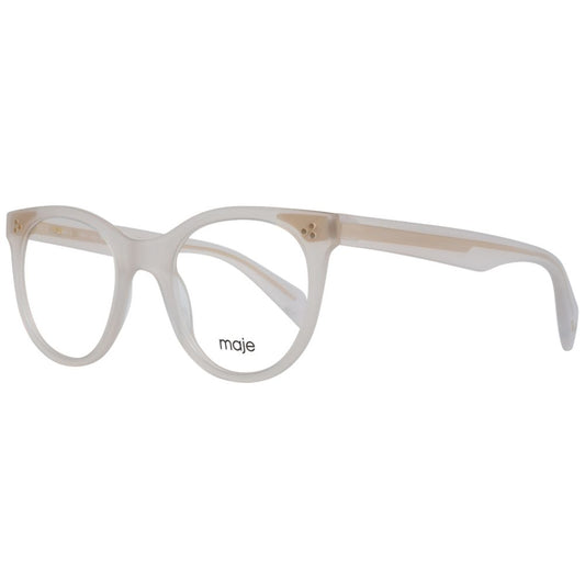 Maje White Plastic Glasses Frames