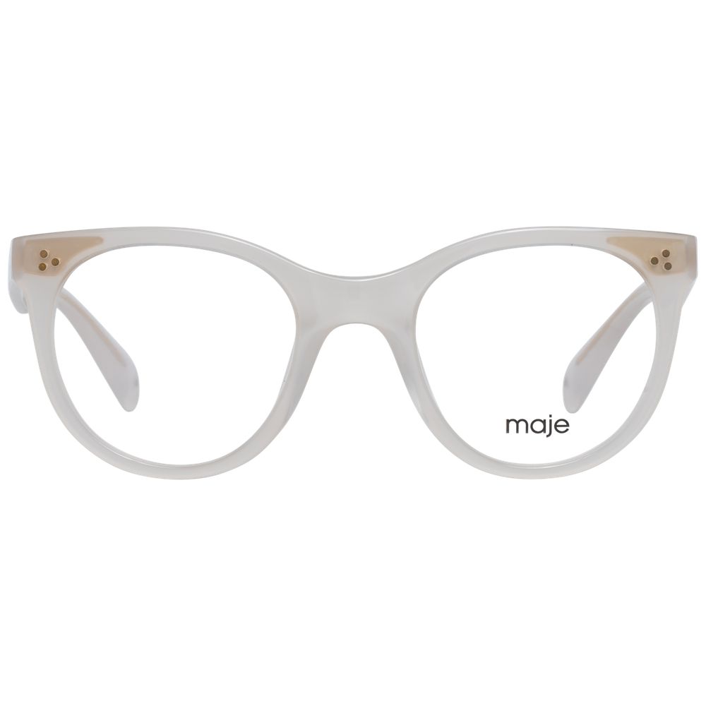 Maje White Plastic Glasses Frames