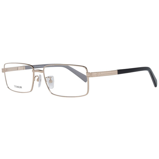 Ermenegildo Zegna Gold Titanium Glasses Frames