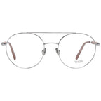 Tod's Silver Metal & Leather Glasses Frames