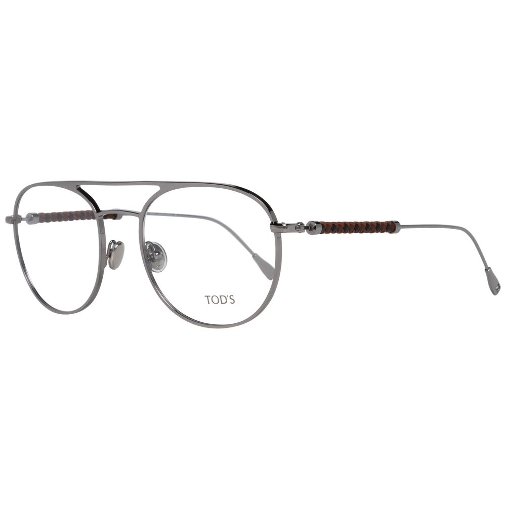 Tod's Silver Metal Glasses Frames