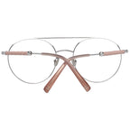 Tod's Silver Metal & Leather Glasses Frames