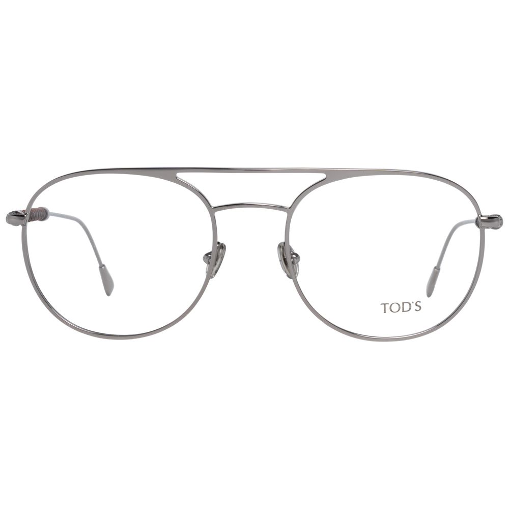 Tod's Silver Metal Glasses Frames
