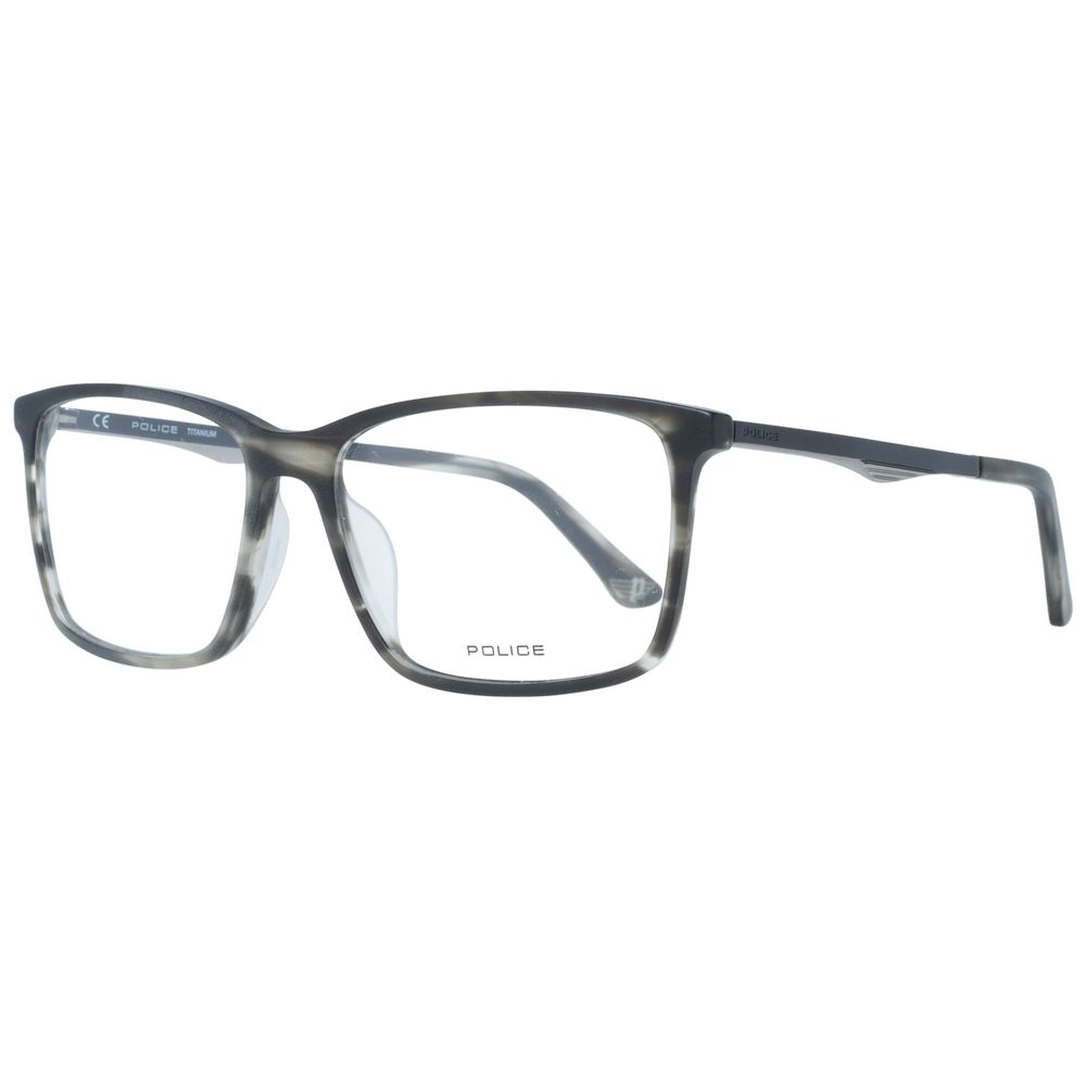 Police Gray Plastic Glasses Frames