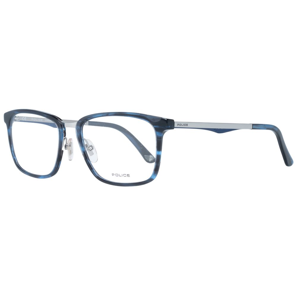Police Blue Plastic Glasses Frames Police