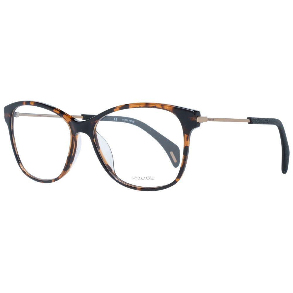 Police Brown Plastic Glasses Frames