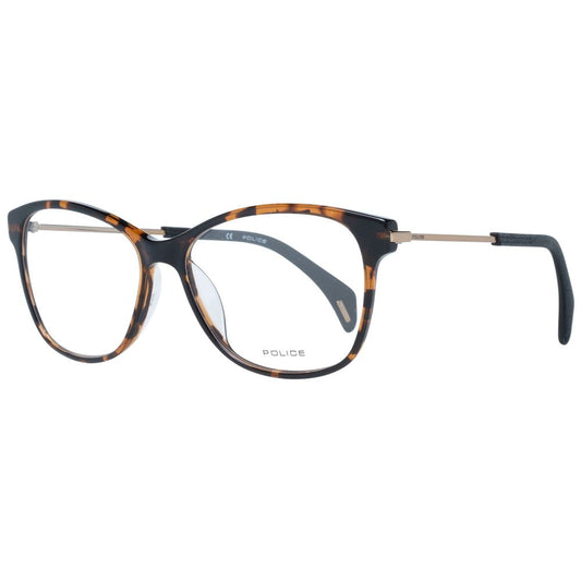Police Brown Plastic Glasses Frames