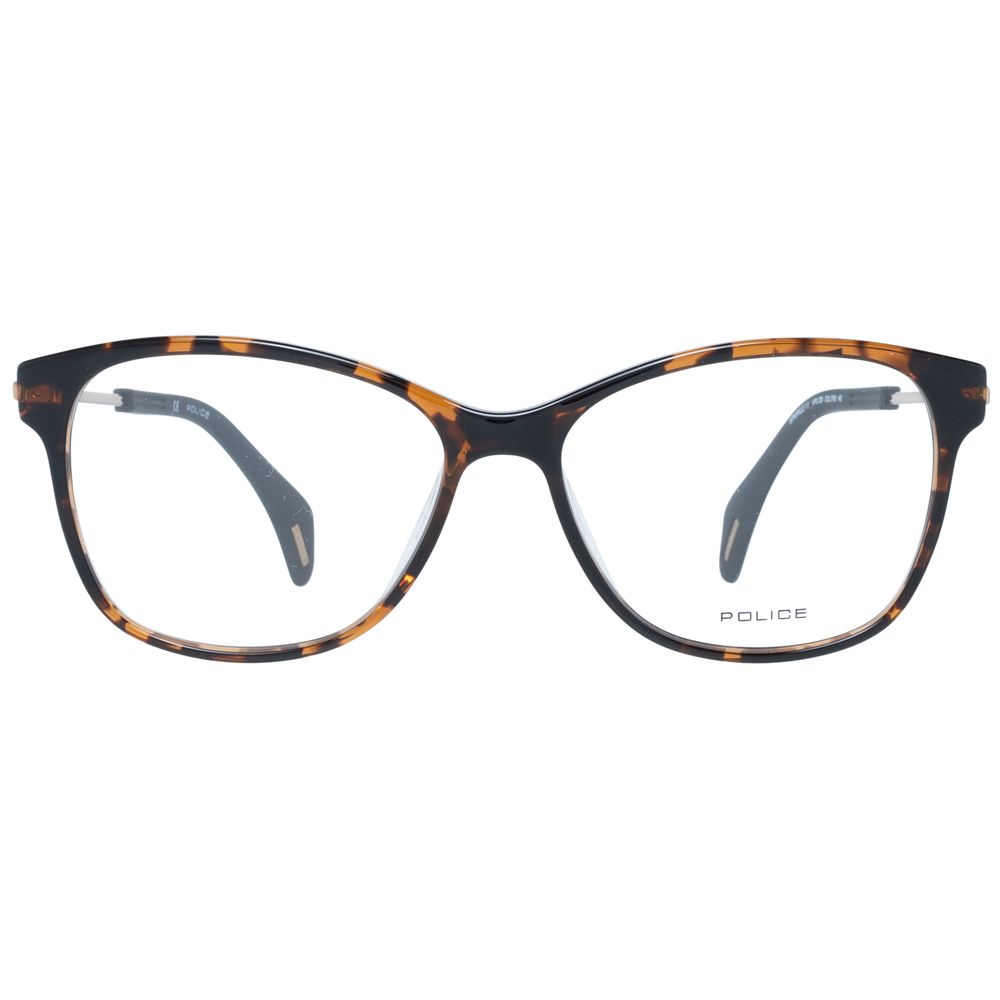 Police Brown Plastic Glasses Frames