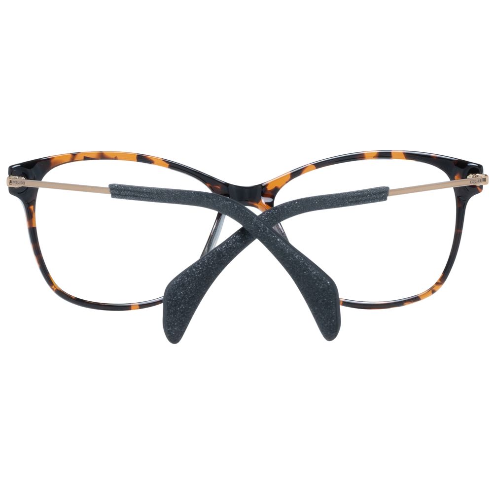 Police Brown Plastic Glasses Frames