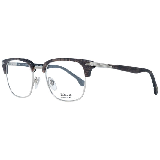 Lozza Brown Metal & Plastic Glasses Frames