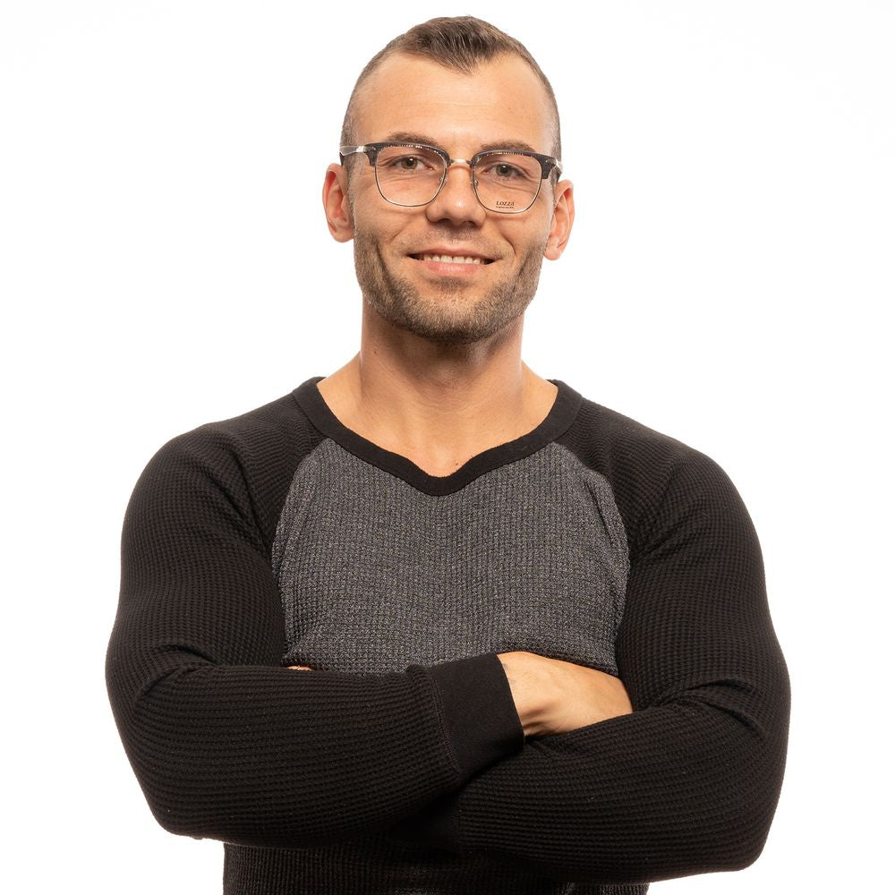 Lozza Brown Metal & Plastic Glasses Frames