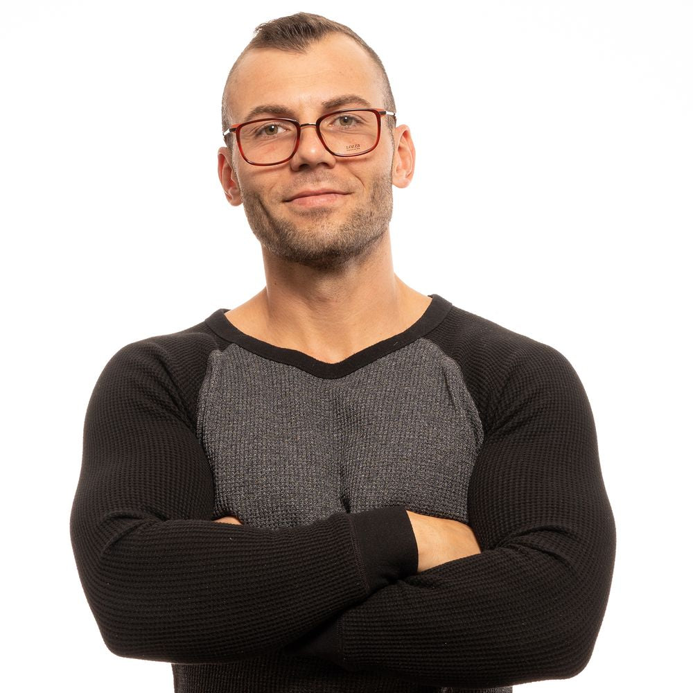 Lozza Red Plastic Glasses Frames