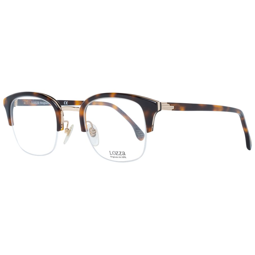 Lozza Brown Metal & Plastic Glasses Frames