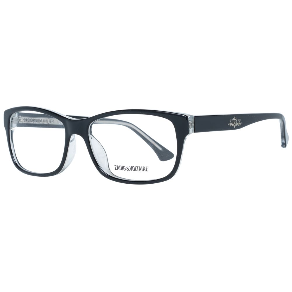 Zadig & Voltaire Black Plastic Glasses Frames