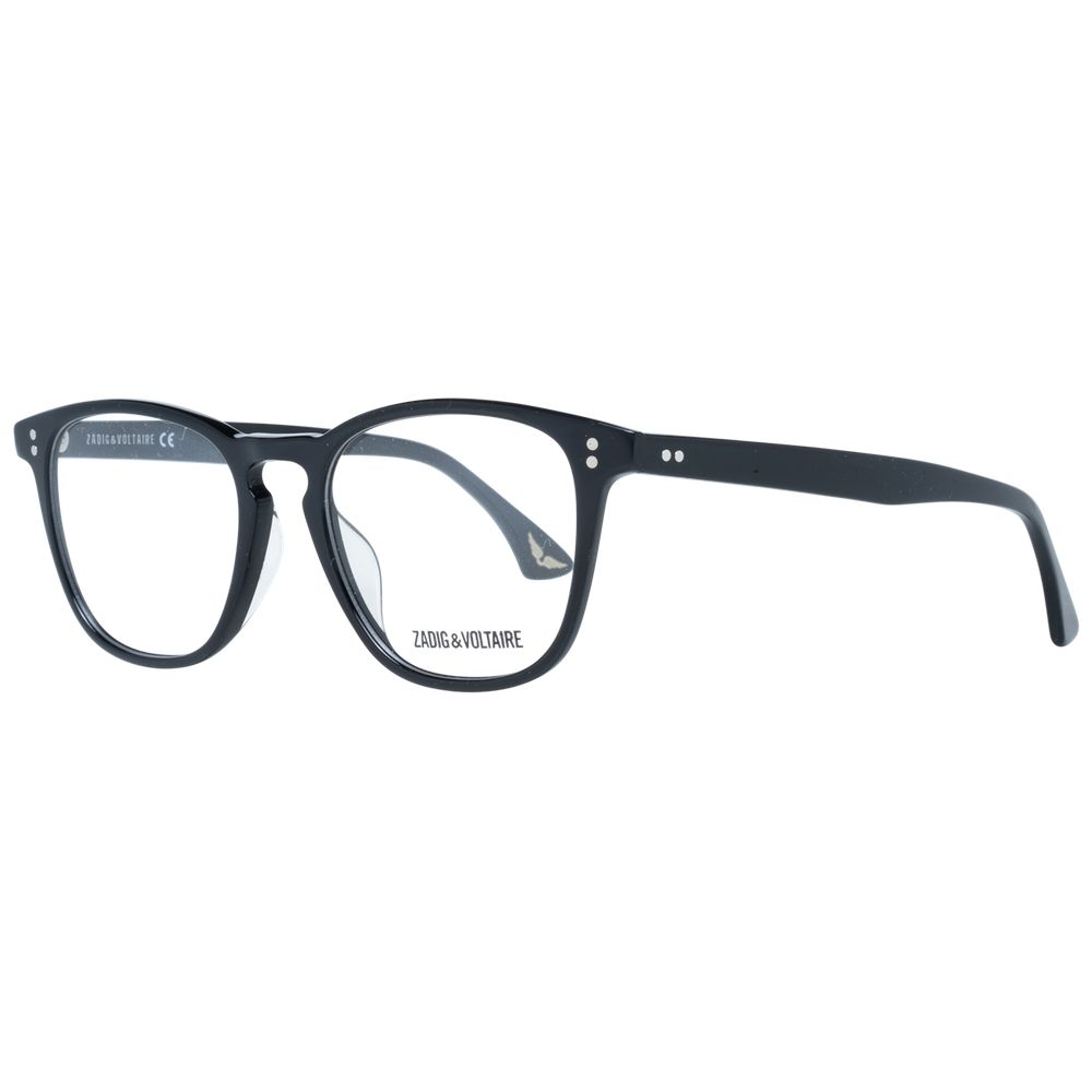 Zadig & Voltaire Black Plastic Glasses Frames