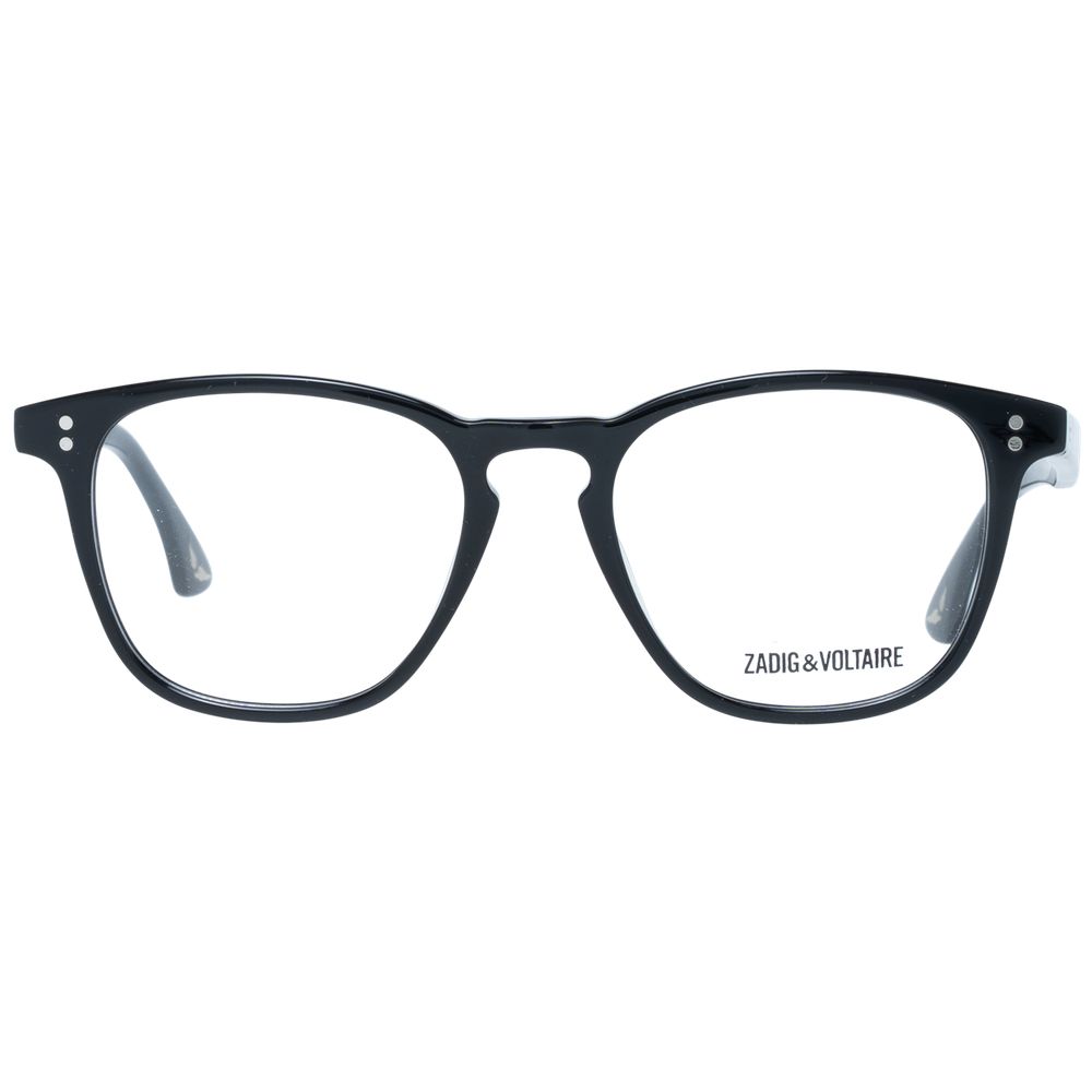 Zadig & Voltaire Black Plastic Glasses Frames