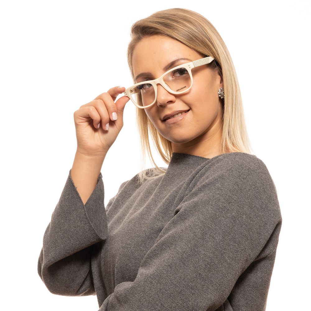 Zadig & Voltaire Cream Plastic Glasses Frames Zadig & Voltaire