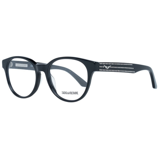 Zadig & Voltaire Black Plastic Glasses Frames