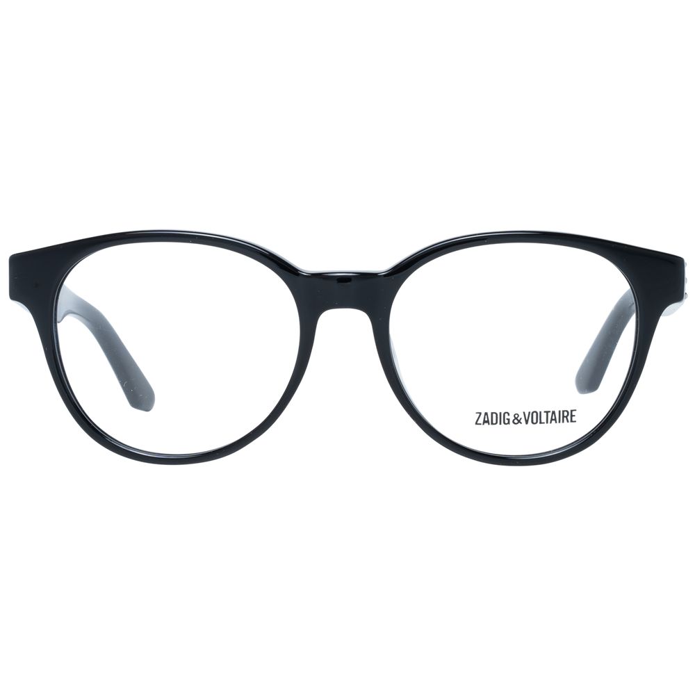 Zadig & Voltaire Black Plastic Glasses Frames