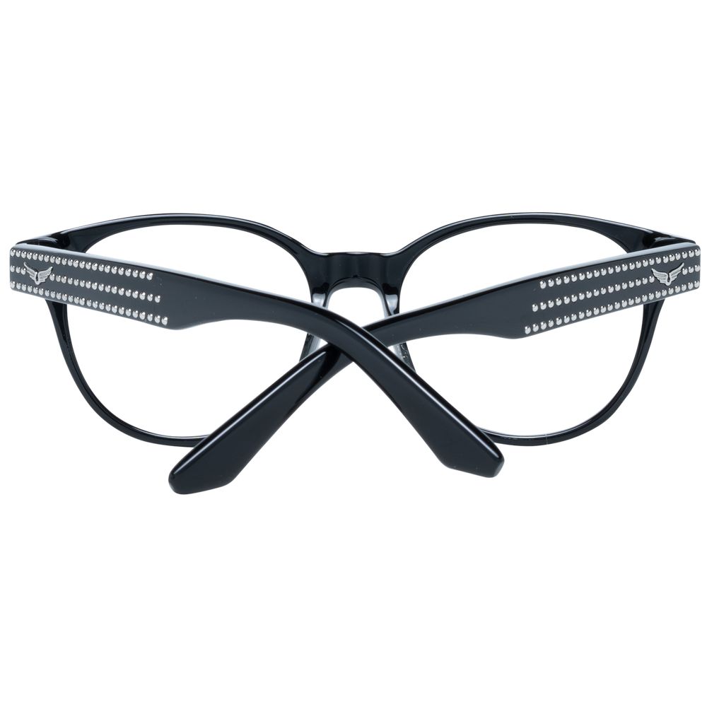 Zadig & Voltaire Black Plastic Glasses Frames