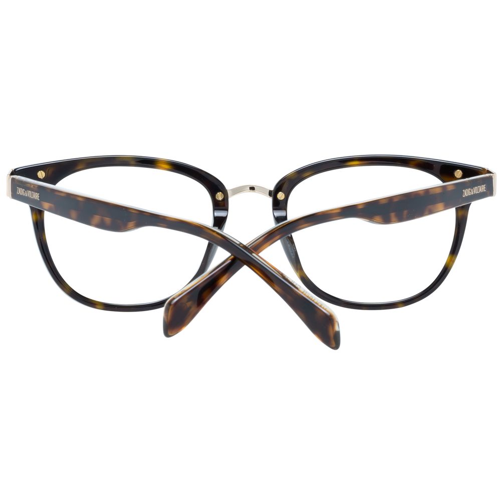 Zadig & Voltaire Brown Plastic Glasses Frames