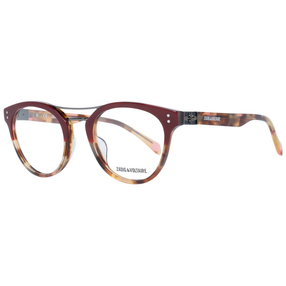 Zadig & Voltaire Red Metal & Plastic Glasses Frames
