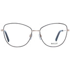 Bally black metal and plastic glasses frames with sleek design and modern style, showcasing the eyewear’s sophisticated look.