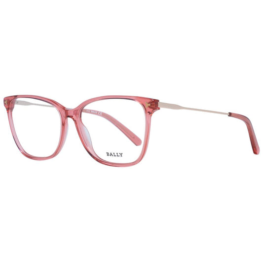 Bally Red Metal & Plastic Glasses Frames