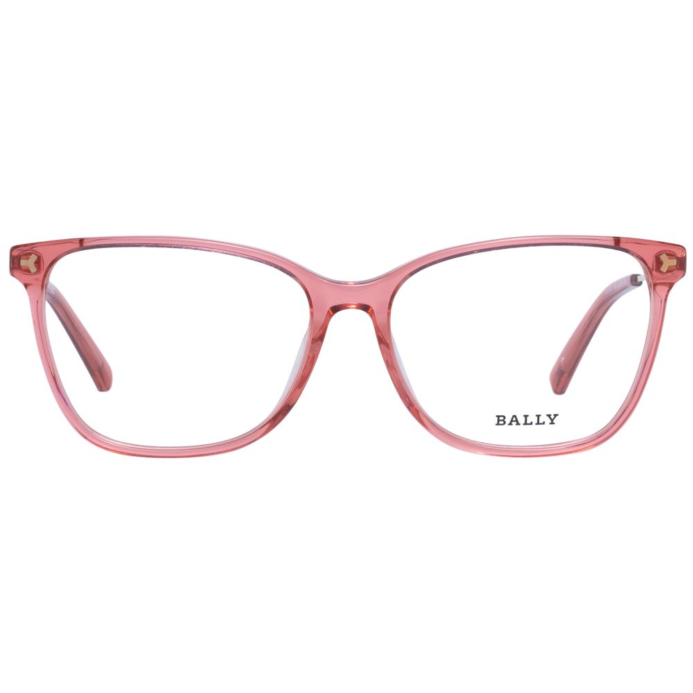 Bally Red Metal & Plastic Glasses Frames