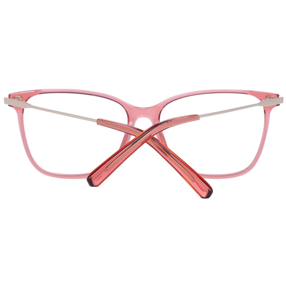 Bally Red Metal & Plastic Glasses Frames