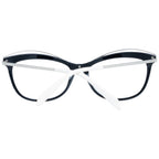 Emilio Pucci black metal and plastic eyeglass frames with clear lenses, stylish and modern eyewear accessory.