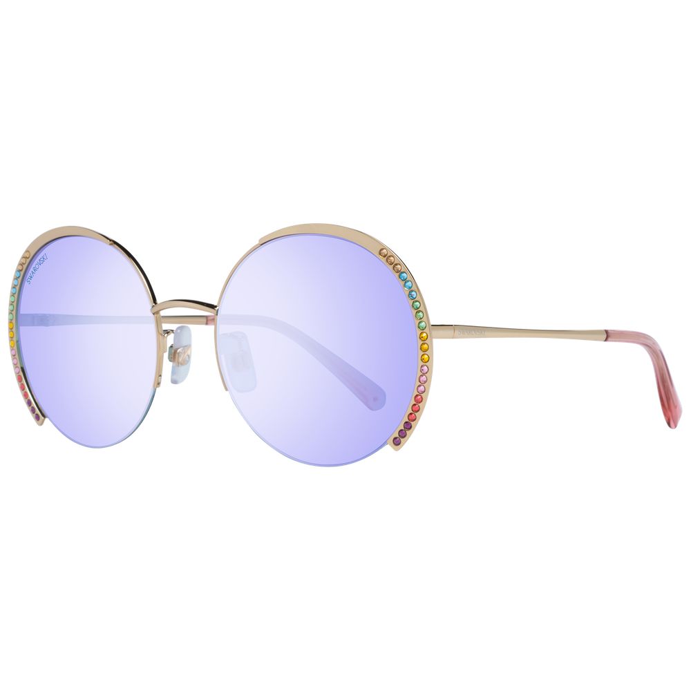 Swarovski Gold Women Sunglass