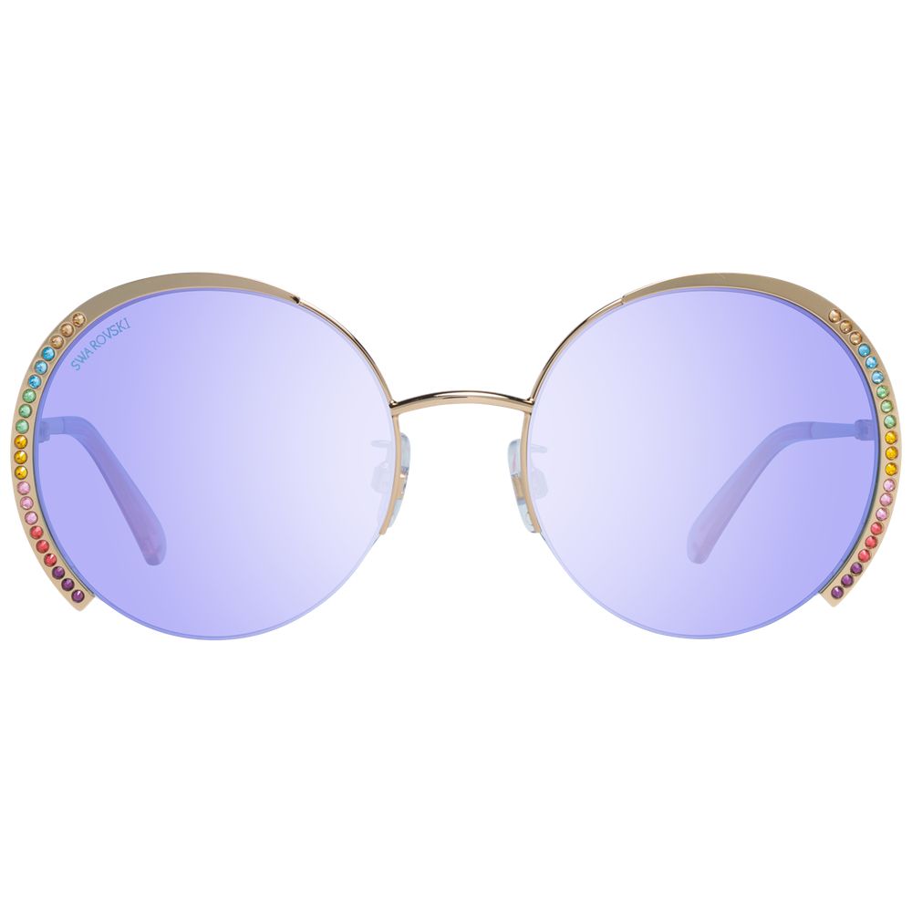 Swarovski Gold Women Sunglass