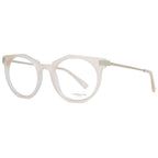 Liebeskind beige acetate glasses frames with clear lenses, stylish eyewear for a modern, sophisticated look.
