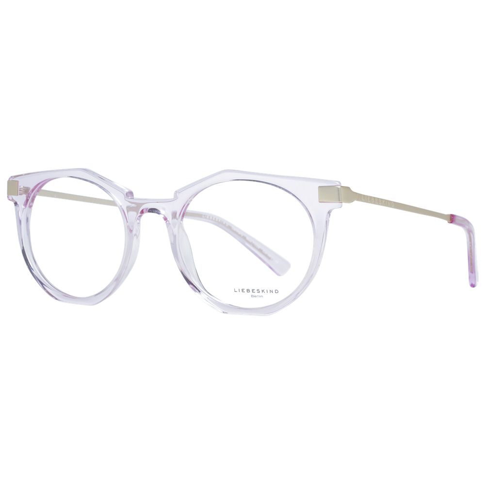 Liebeskind purple acetate glasses frames with clear lenses, stylish and lightweight eyewear for everyday wear.