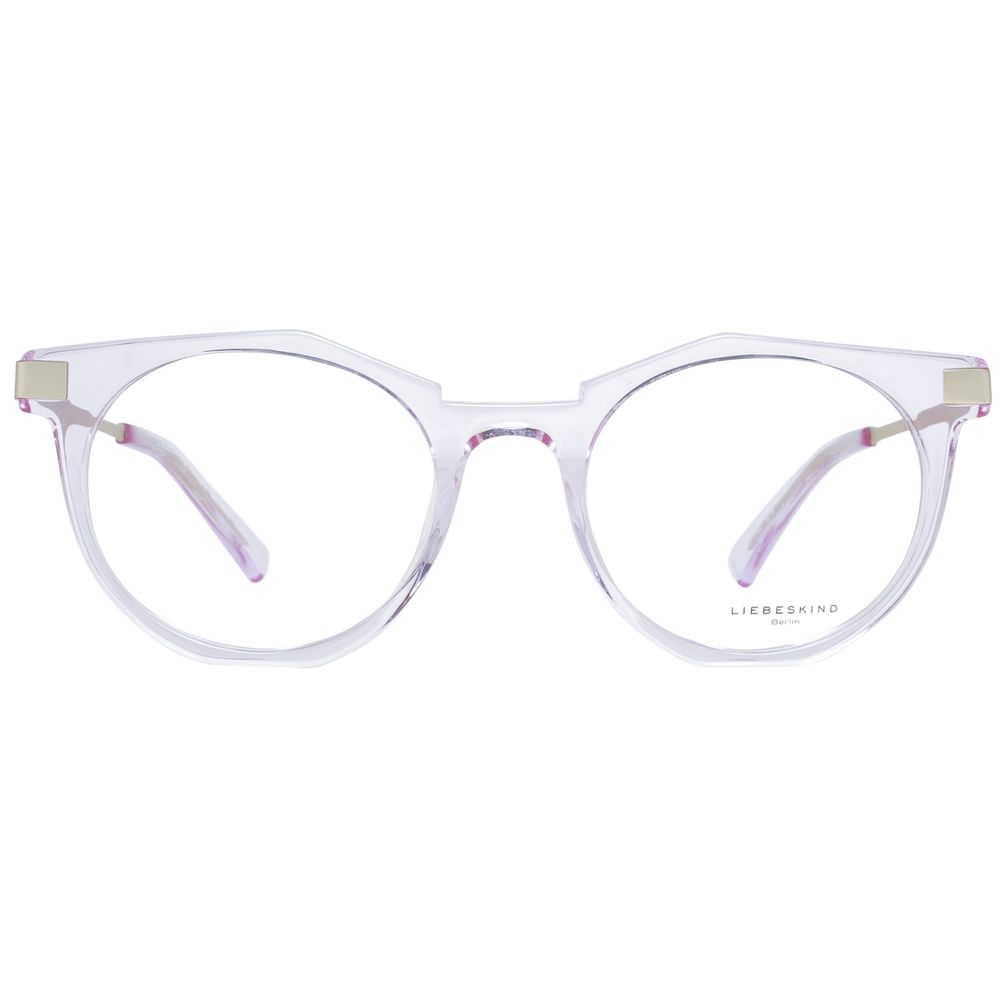 Liebeskind purple acetate glasses frames with a stylish, modern design and clear lenses for a fashionable look.